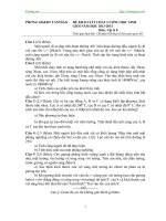 Đề thi, đáp án thi HSG môn Vật lý lớp 8