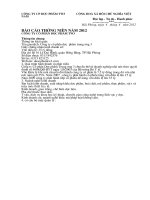 Báo cáo thường niên năm 2012|Công ty Cổ phần Dược phẩm Trung Ương 3 - FORIPHARM bao cao thuong nien