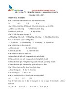 de cuong on tap hk1 mon cong nghe lop 8 nam hoc 2016 2017