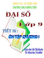 Ôn tập Chương I. Căn bậc hai. Căn bậc ba