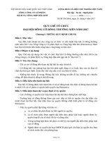 QUY CHE TO CHUC DHCD 2017