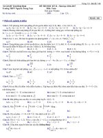 Đề thi HK2 Toán 12 năm học 2016 - 2017 trường THPT Nguyễn Trung Trực - Bình Định - TOANMATH.com