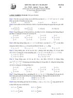 Đề thi HK2 Toán 12 năm học 2016 - 2017 trường THPT Gia Định - TP. HCM - TOANMATH.com