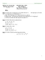 de kiem tra 1 tiet toan 6