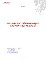 roi loan dac diem nhan dang cac nha thiet ke bao bi