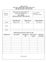Phu luc II B Mau quy trinh thuc hanh chuan