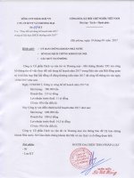 thông báo thay đổi nội dung kế hoạch năm 2017 trong tài liệu Họp Đại hội đồng cổ đông thường niên năm 2017|CÔNG TY CỔ PHẦN DỊCH VỤ VẬN TẢI VÀ THƯƠNG MẠI