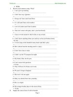 bai tap tieng anh lop 9