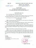 QĐ ban hành HD Điều trị ĐTĐ típ 2