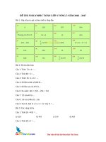 de thi violympic toan lop 3 vong 5 nam 2016 2017