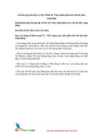 Giai bai tap mon dia ly lop 10 bai 18 thuc hanh phan tich che do nuoc song hong