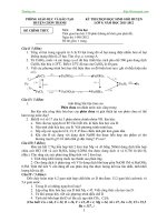 Đề thi HSG môn hoá lớp 9 - Sách Giải de thi hsg hoa