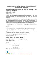 Giai bai tap dai so lop 8 chuong 1 bai 8 phan tich da thuc thanh nhan tu bang phuong phap nhom hang tu