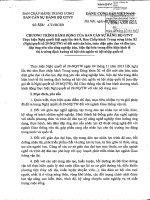 chuong trinh hanh dong cua ban can su dang bo thuc hien nghi quyet so 29 nq tw 25 17 04 2014 04 42 18