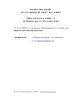 Nghiên cứu xây dựng quy trình giảng dạy các môn kỹ thuật công nghiệp theo định hướng tiếp cận hệ thống (LV thạc sĩ)