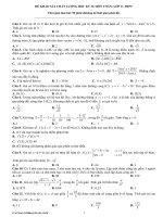 Đề khảo sát chất lượng học kỳ 2 môn Toán 11 - Lương Tuấn Đức - TOANMATH.com