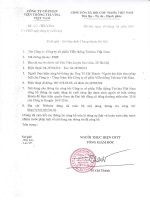 CÔNG BỐ THÔNG TIN -Ngày đăng ký cuối cùng .