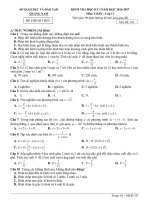Đề thi HK1 Toán 11 năm học 2016 - 2017 sở GD và ĐT Quảng Nam - TOANMATH.com