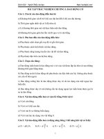 Tổng hợp bài tập trắc nghiệm Vật lý lớp 12 chương I: Dao động cơ