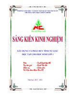 GVCN 1   phát huy tính tự giác học tập của học sinh 