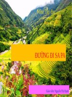 Đường đi sa pa   tập đọc 4 