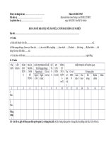 Mẫu báo cáo (M3): Báo cáo kê khai tài sản có nguyên giá từ 500 triệu đồng trở lên.