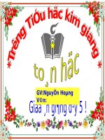 Ôn tập bảng đơn vị đo khối lượng 