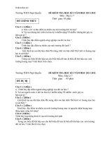 de kiem tra hki dia ly khoi 7 cuc hay 1701