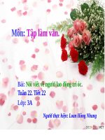 Nói viết về người lao động trí óc   TLV 3 