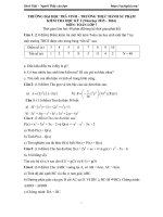 ki m tra h c k  2 m n To n l p 7 tr  ng   i h c Tr  Vinh   Tr  ng th c h nh s  ph m n m h c 2015   2016