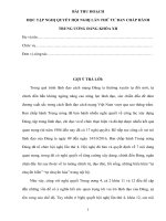 Bài thu hoạch học tập nghị quyết hội nghị lần thứ tư ban chấp hành trung ương đảng khóa xii 