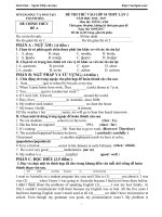 de thi thu vao lop 10 mon tieng anh tinh thanh hoa nam hoc 2017 2018 lan 2 de a