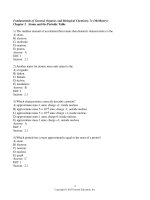Fundamentals of general organic and biological chemistry with masteringchemistry 7th edition mcmurry test bank 