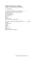 Foundations of earth science 7th edition lutgens test bank 