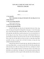 sáng kiến một số biện pháp xây dựng mô hình phát triển vận động cho trẻ tại trường mầm non 