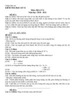 2 de va dap an kiem tra hkii dia ly 6 2010 2011 85020