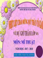 Mĩ thuật chủ đê 4 - lop 4