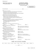 de thi trac nghiem mon cong nghe 10 thpt dong anh 55922