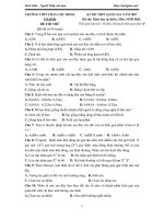 Đề thi thử THPT Quốc gia năm 2017 môn Sinh học trường THPT Phan Chu Trinh, Phú Yên