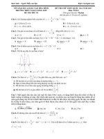 Bộ 5 đề thi thử THPT Quốc gia năm 2017 môn Toán trường THPT Nam Lương Sơn, Hòa Bình