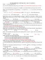 ÔN KIỂM TRA 1 TIẾT KÌ 1