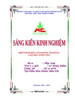 Tiếng việt 1   rèn phát âm đúng cho học sinh 