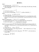 Đề thi thử toán vào 10 có đáp án chi tiết