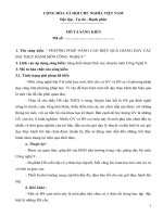 Sáng kiến phương pháp nâng cao hiệu quả giảng dạy các bài thực hành môn công  nghệ 9 