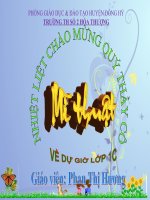 Mĩ thuật chủ đề 4 lop 1