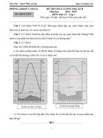 Đề kiểm tra học kì 2 môn Địa lý lớp 7 năm học 2014-2015 Phòng GD-ĐT Cam Lộ, Quảng Trị