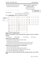 Đề kiểm tra 1 tiết học kì 1 môn Giáo dục công dân lớp 10 trường THPT Đông Quan, Hà Nội năm học 2016 - 2017