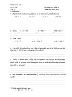 de kiem tra 1 tiet toan lop 3 tuan 14 67311