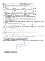ĐỀ KIỂM TRA 1 TIẾT THAM KHẢO-LẦN 3