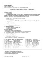 Giáo án tiếng anh lớp 4 đầy đủ 35 tuần